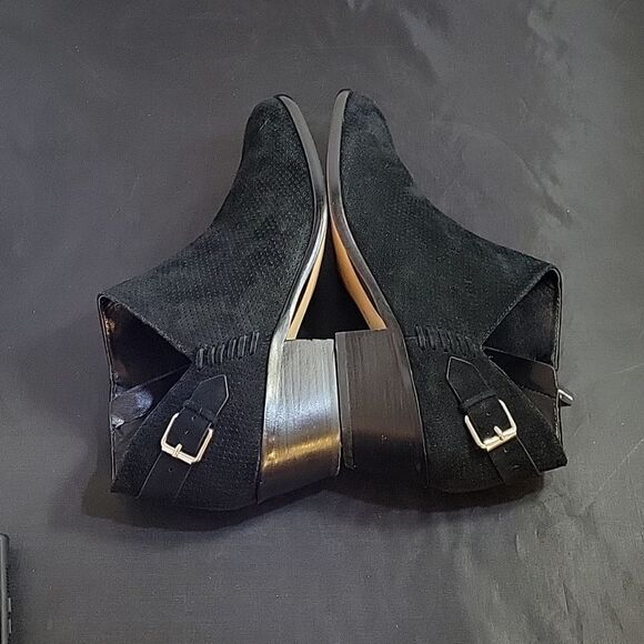 BRAND NEW VINCE CAMUTE CAMUTO WOMEN'S PARVEEN SUEDE ANKLE BOOTIE SHOES - Picture 14 of 16